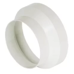 Manrose Round Central Reducer White 125-100mm