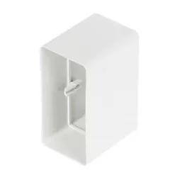 Manrose Rectangular Flat Channel Connector White 100mm