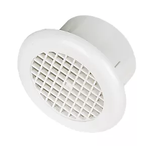 Manrose SF100T 100mm Axial Inline Bathroom Shower Extractor Fan Kit with Timer White 240V - Image 2