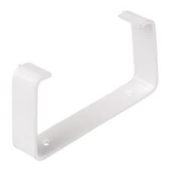 Manrose Rectangular Flat Channel Clips White 100mm 2 Pack
