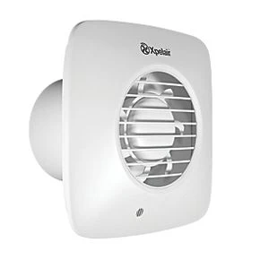 Xpelair DX150TS 150mm Axial Bathroom or Kitchen Extractor Fan with Timer White 220-240V