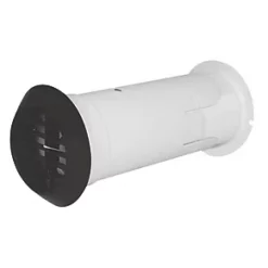 Manrose Internal Fit Wall Kit with Backdraft Shutter 117mm