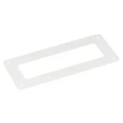 Manrose Rectangular Wall Plate White 120mm