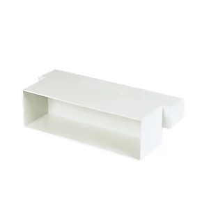 Manrose Flat Channel Airbrick Adaptor White 225mm