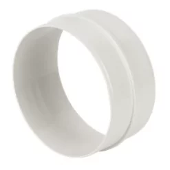 Manrose Round Pipe Connector White 125mm