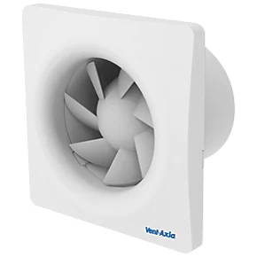 Vent-Axia 495697 100mm Axial Bathroom Extractor Fan White 240V