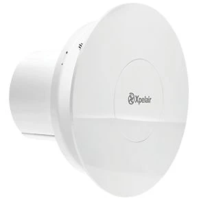 Xpelair CV4SR 100mm Axial Bathroom or Kitchen Extractor Fan with Humidistat & Timer White 220-240V - Image 2