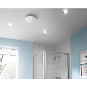 Xpelair CV4SR 100mm Axial Bathroom or Kitchen Extractor Fan with Humidistat & Timer White 220-240V - Image 6