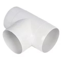 Manrose Circular T Piece White 100mm
