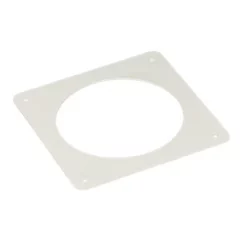 Manrose Round Wall Plate White 120mm