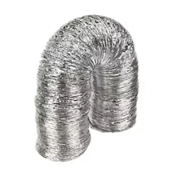 Manrose Aluminium Laminated Flexible Ducting Hose Silver 10m x 152mm