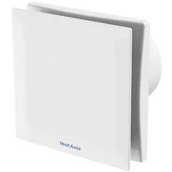 Vent-Axia 477436B 100mm Axial Bathroom Extractor Fan with Humidistat & Timer White 240V