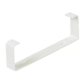 Manrose Rectangular Flat Channel Clip White 204mm 2 Pack